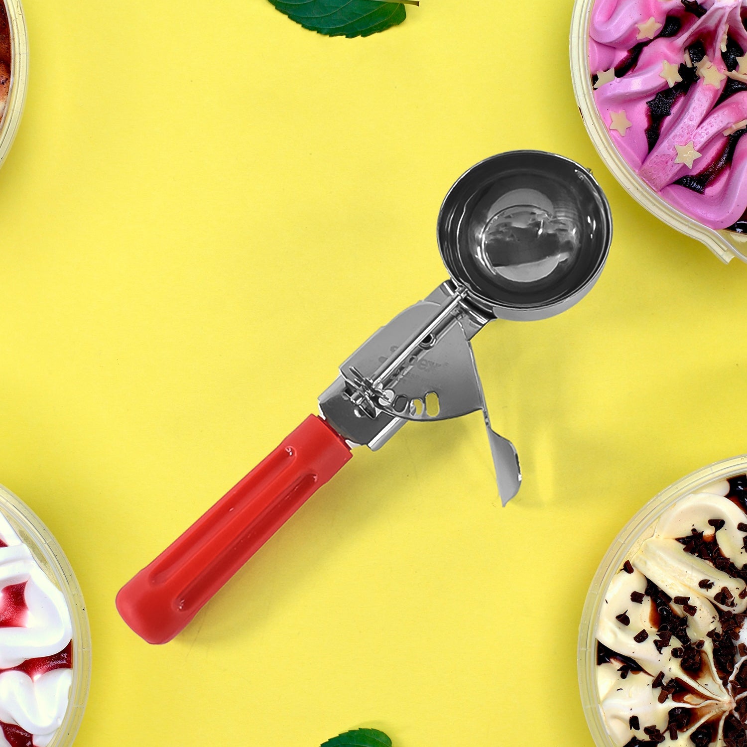 Apex Ice Cream Scoop – 70 ML Stainless Steel Head with Ergonomic Handle (1 Pc) Apex Ice Cream Scoop – 70 ML Stainless Steel Head with Ergonomic Handle (1 Pc)